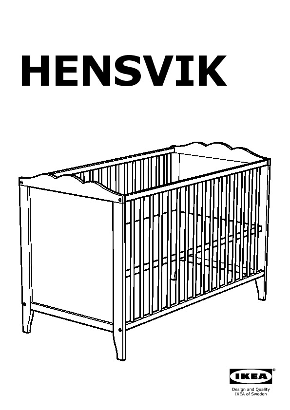 Hensvik Lit Bebe Blanc Ikeapedia