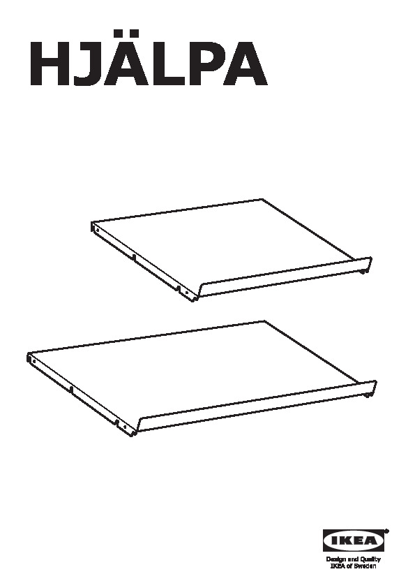 HJÄLPA Tablette, blanc, 60x40 cm - IKEA