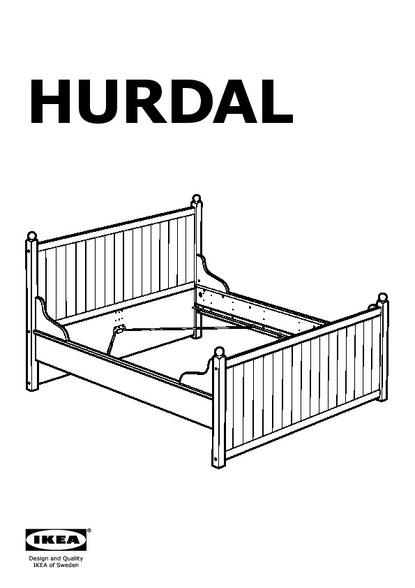 HURDAL bed frame