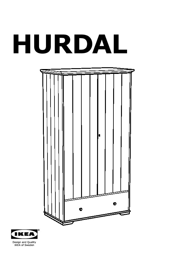 HURDAL Guardaroba
