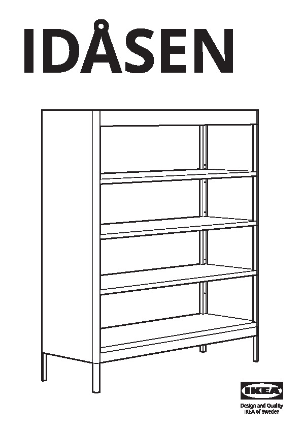 IDÃSEN Shelf unit