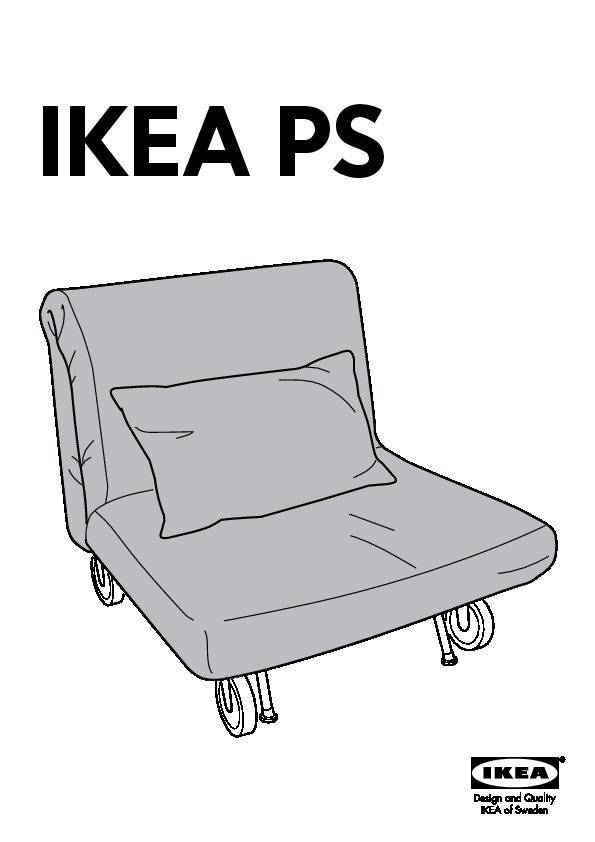IKEA PS chair-bed cover