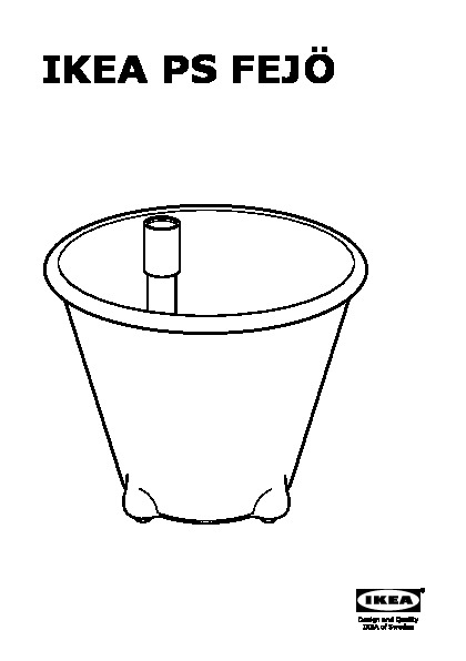 IKEA PS FEJÖ Self-watering plant pot