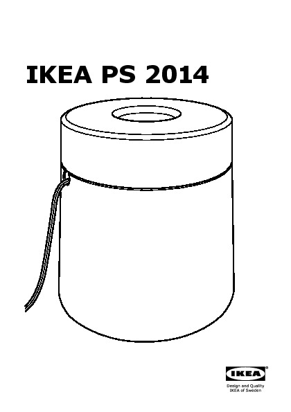 IKEA PS 2014 LED stool lamp