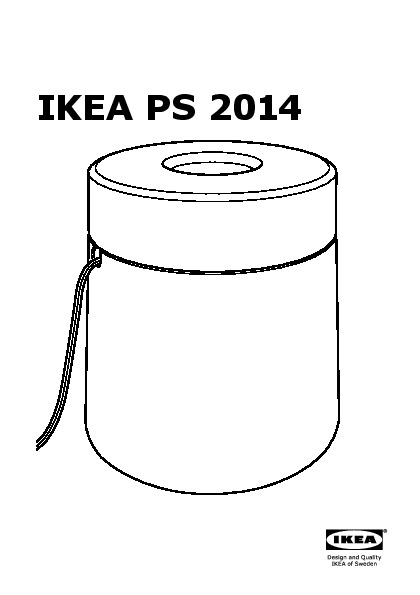 IKEA PS 2014 LED stool lamp