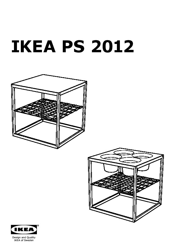 IKEA PS 2012 Side table with 4 bowls