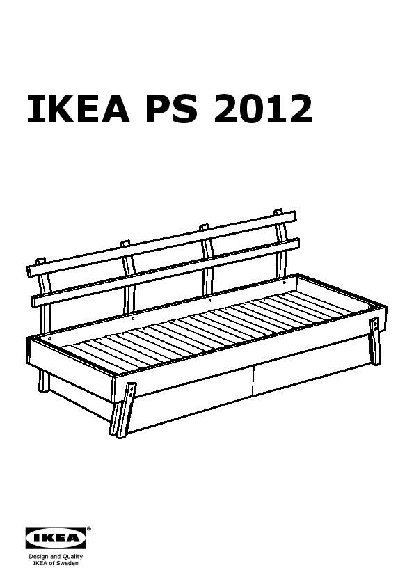 IKEA PS 2012 struttura letto divano