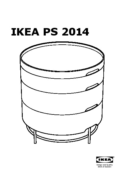 IKEA PS 2014 Table à rangement intégré