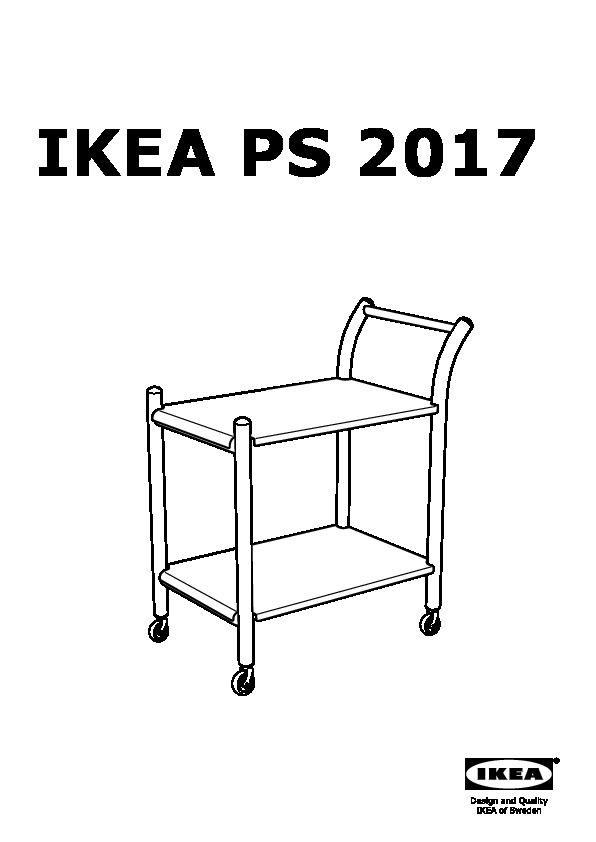 IKEA PS 2017 Table d'appoint à roulettes