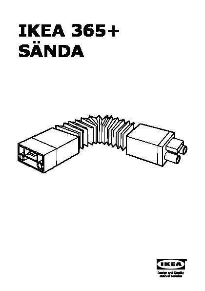 IKEA 365+ SÄNDA Raccord avec joint flexible