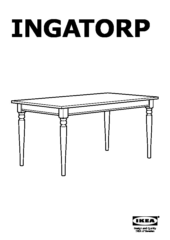 INGATORP extendable table