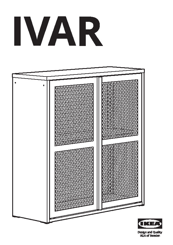 IVAR Cabinet with doors