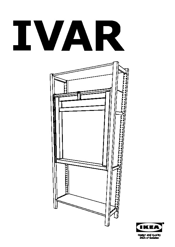 IVAR storage unit with foldable table