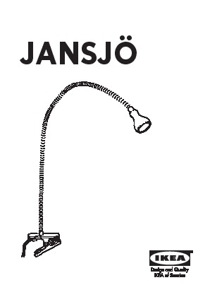 JANSJÖ LED clamp spotlight