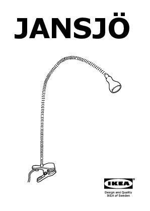 JANSJÖ Spot à pince à LED