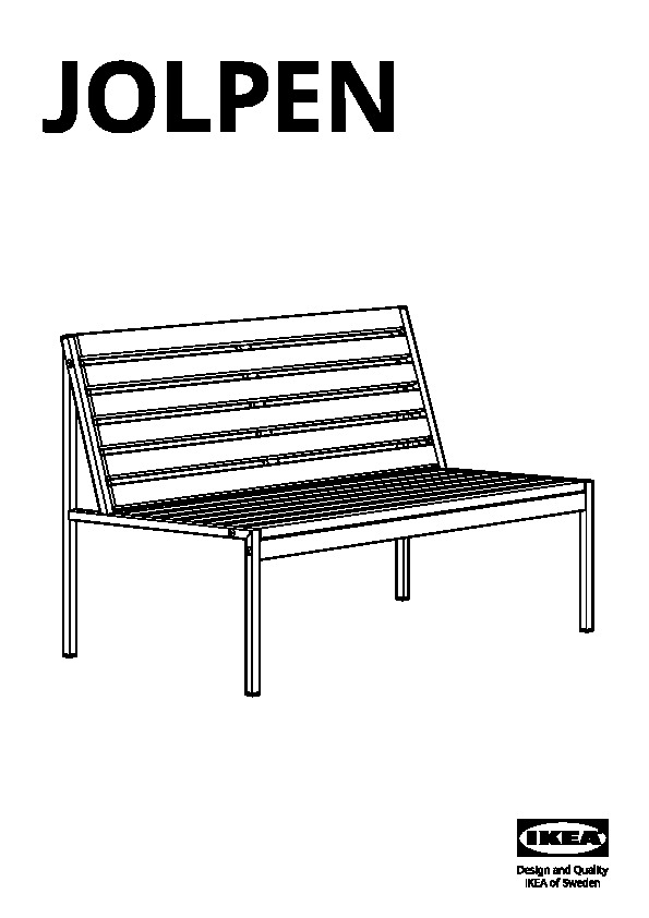 JOLPEN 2-seat sofa, outdoor