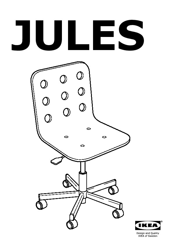 JULES junior chair frame, swivel