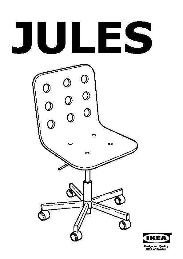 JULES junior chair frame, swivel