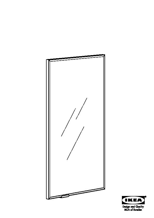 JUTIS Glass door