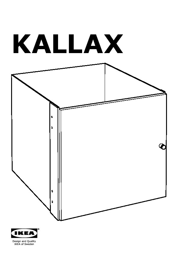 KALLAX bloc porte