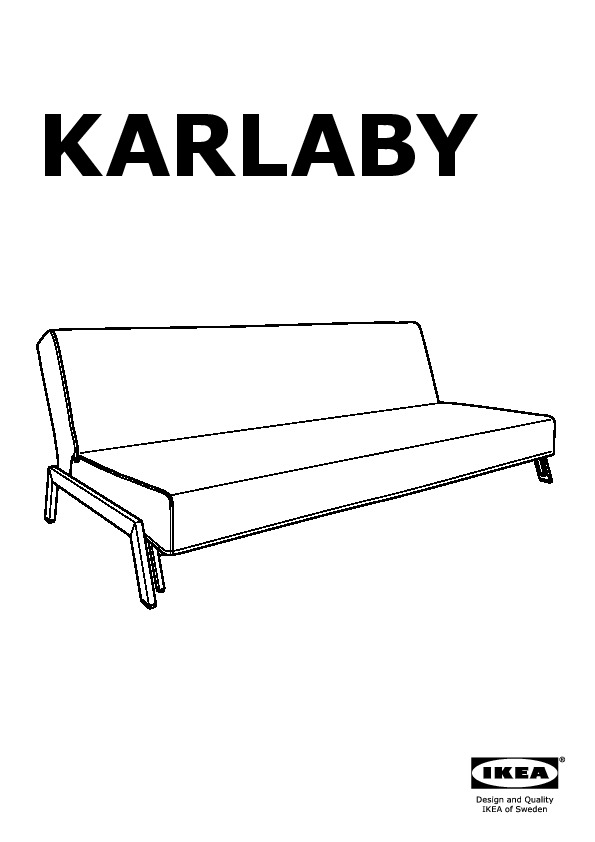 KARLABY struttura divano letto a 3 posti