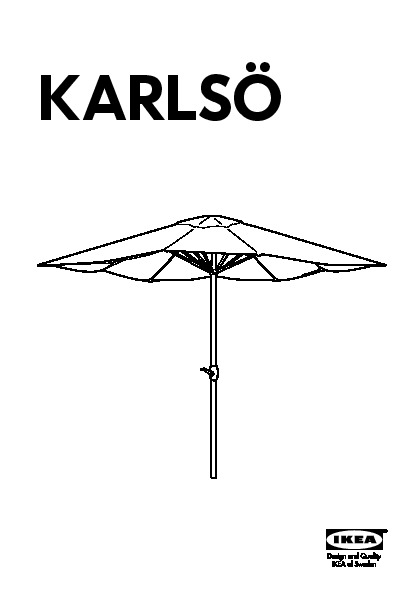 heilig Kinderachtig camouflage KARLSÖ Parasol beige - IKEAPEDIA