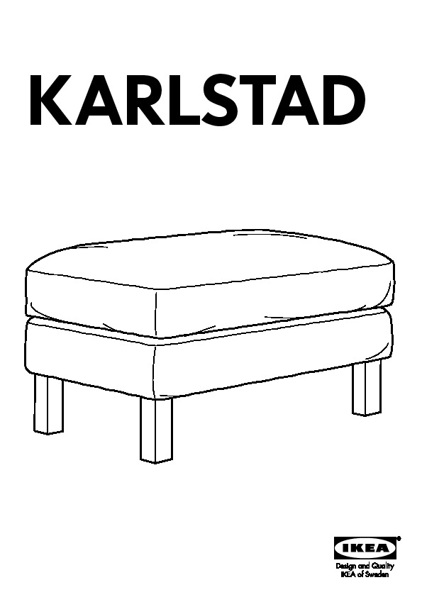 KARLSTAD Cover-footstool