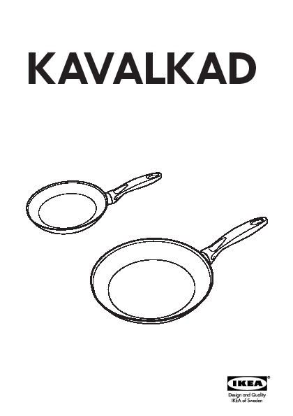 KAVALKAD Frying pan, set of 2