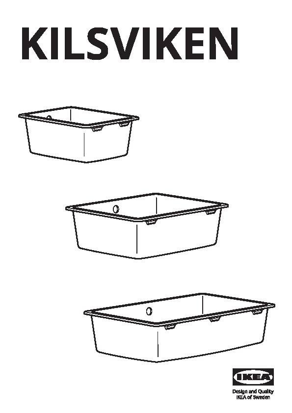 KILSVIKEN Single-bowl dual-mount sink