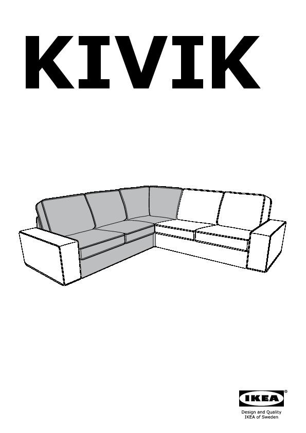 KIVIK corner section frame