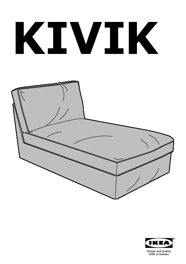 KIVIK Chaise cover