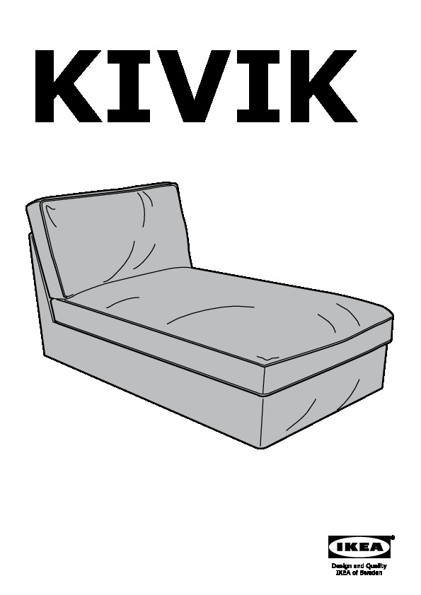 KIVIK Housse mÃ©ridienne