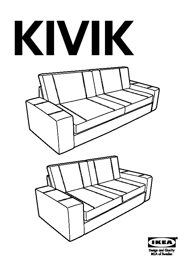 KIVIK two-seat sofa