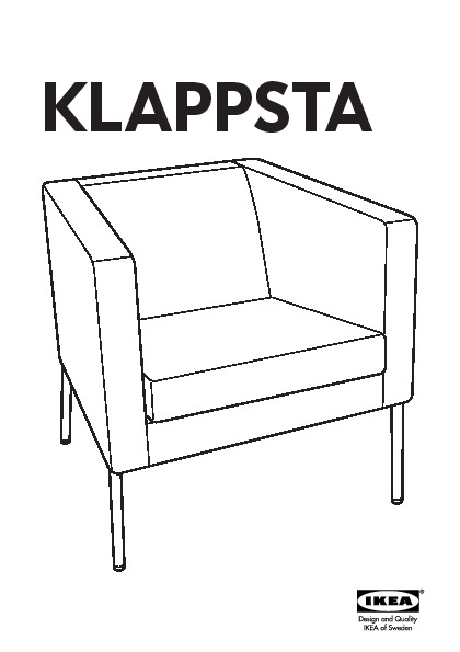 Trots stof in de ogen gooien Haalbaar KLAPPSTA piètement fauteuil, pieds - IKEAPEDIA