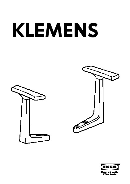 KLEMENS pair of armrests