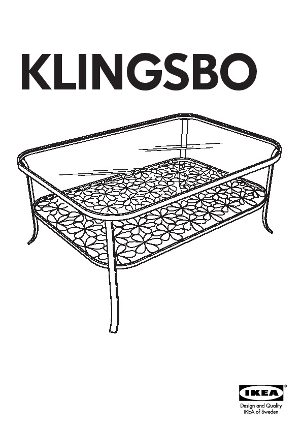 Klingsbo Coffee Table Black Clear, Ikea Klingsbo Coffee Table Canada