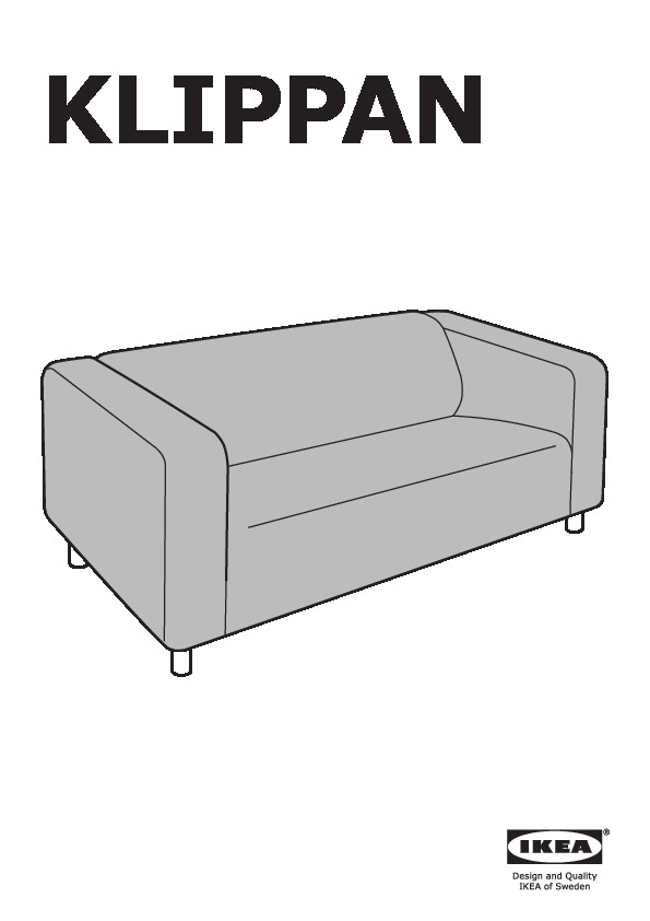KLIPPAN Cover for 2-seat sofa