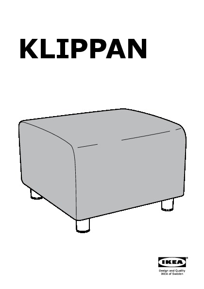 KLIPPAN pouffe frame