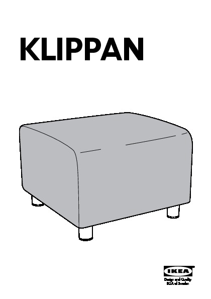 KLIPPAN structure pouf