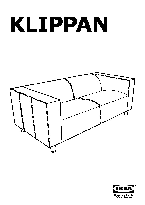 KLIPPAN Two-seat sofa