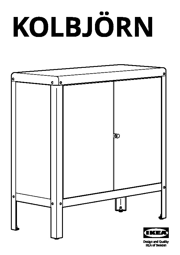 KOLBJÃRN Cabinet, indoor/outdoor
