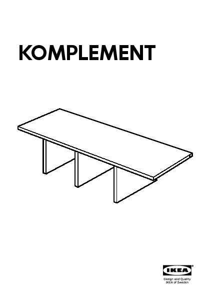 KOMPLEMENT Demi-étagère blanc - IKEAPEDIA