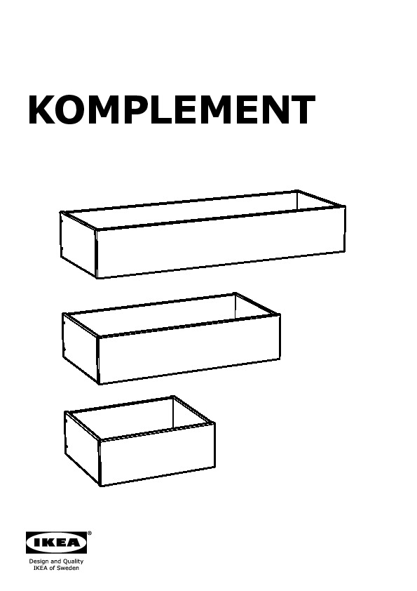 KOMPLEMENT drawer