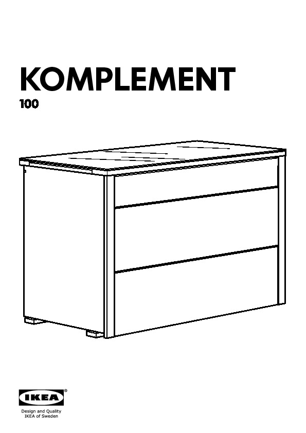 wetgeving klok moersleutel KOMPLEMENT Interior chest of drawers white - IKEAPEDIA