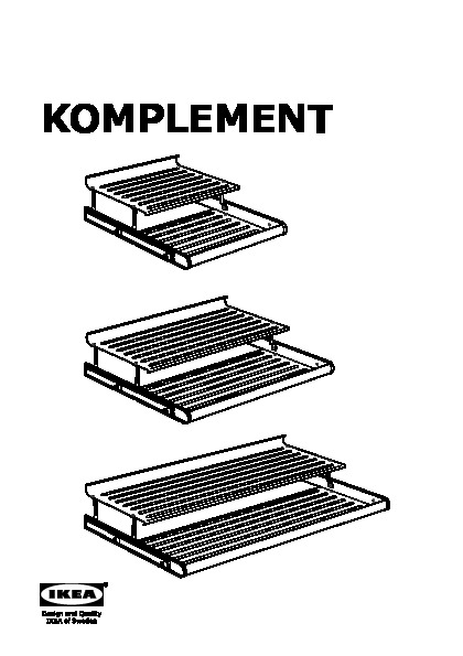 KOMPLEMENT Pull-out shoe shelf