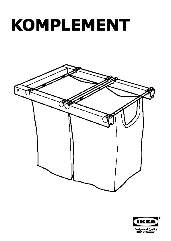 KOMPLEMENT pull-out storage bag