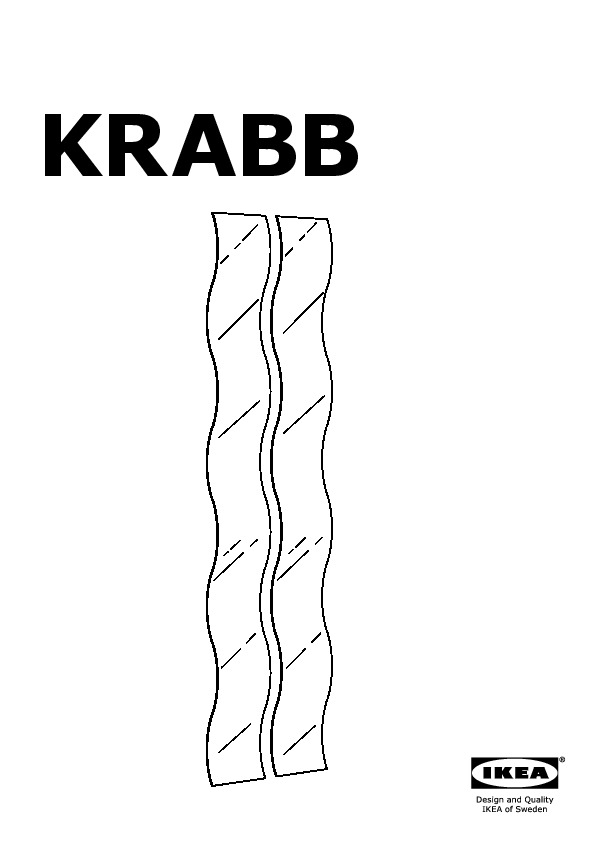 Krabb Mirror Ikeapedia, Ikea Long Wavy Mirrors