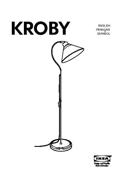 KROBY Floor/reading lamp