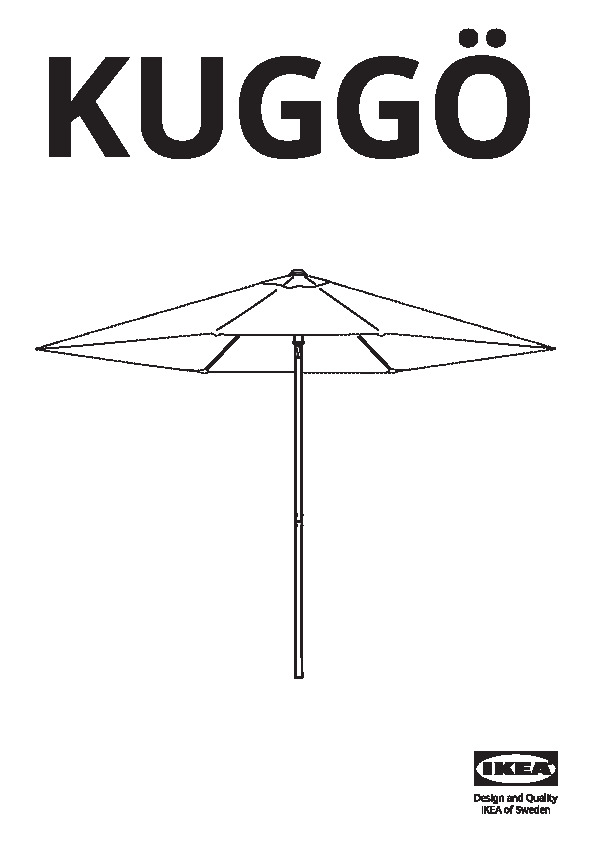 KUGGÃ Struttura per ombrellone