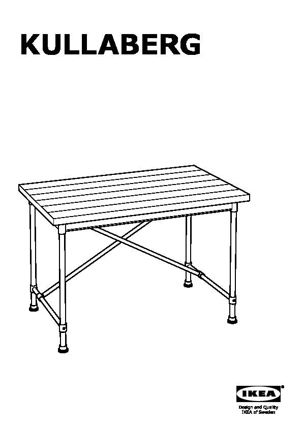 KULLABERG base per piano tavolo